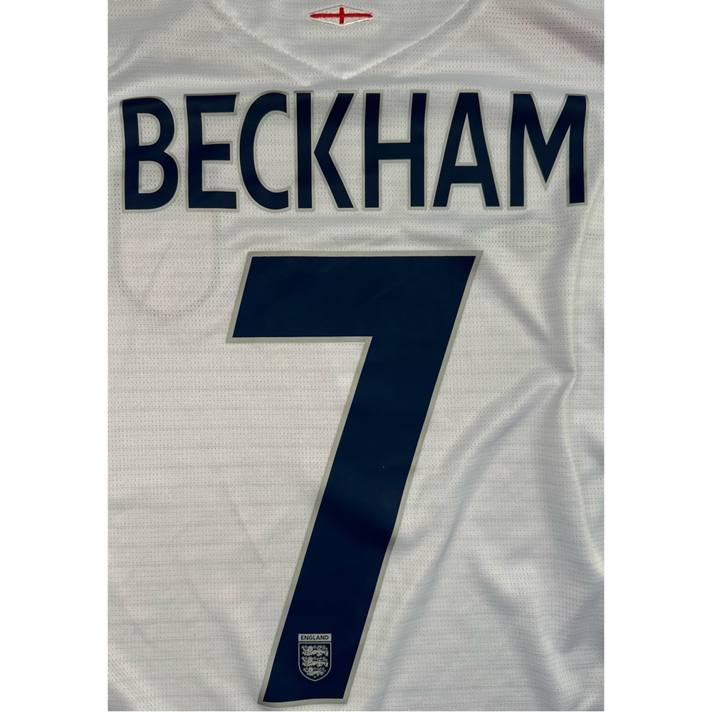 **SOLD** 2005-07 Vintage England Home Shirt Beckham - Picture 3 of 13